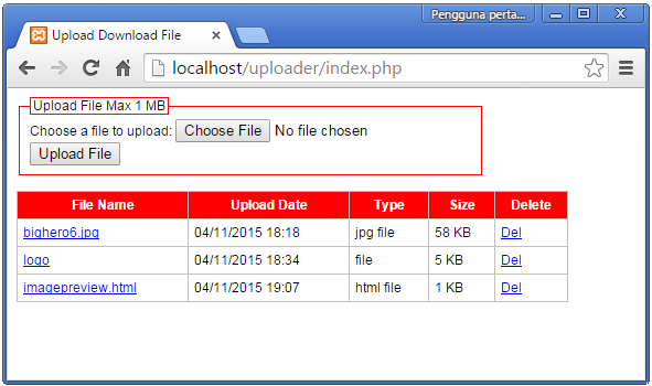 Download Php File From Website